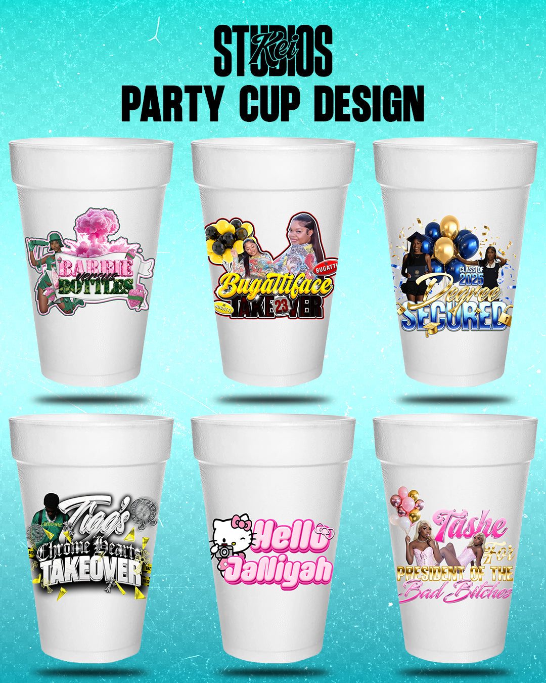 Custom Party Cup Printing