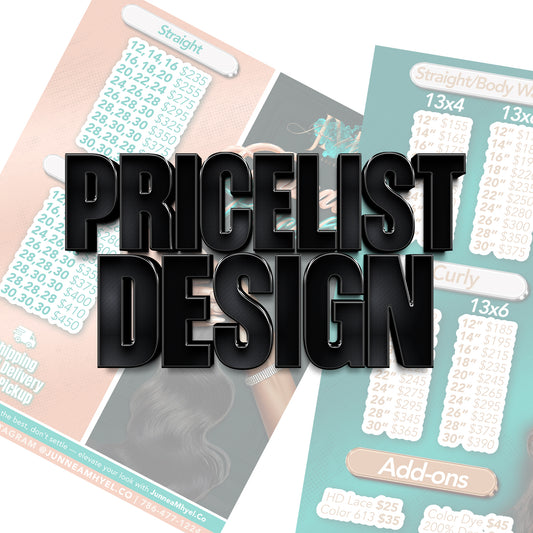 Price List Design