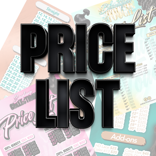 PRICE LIST